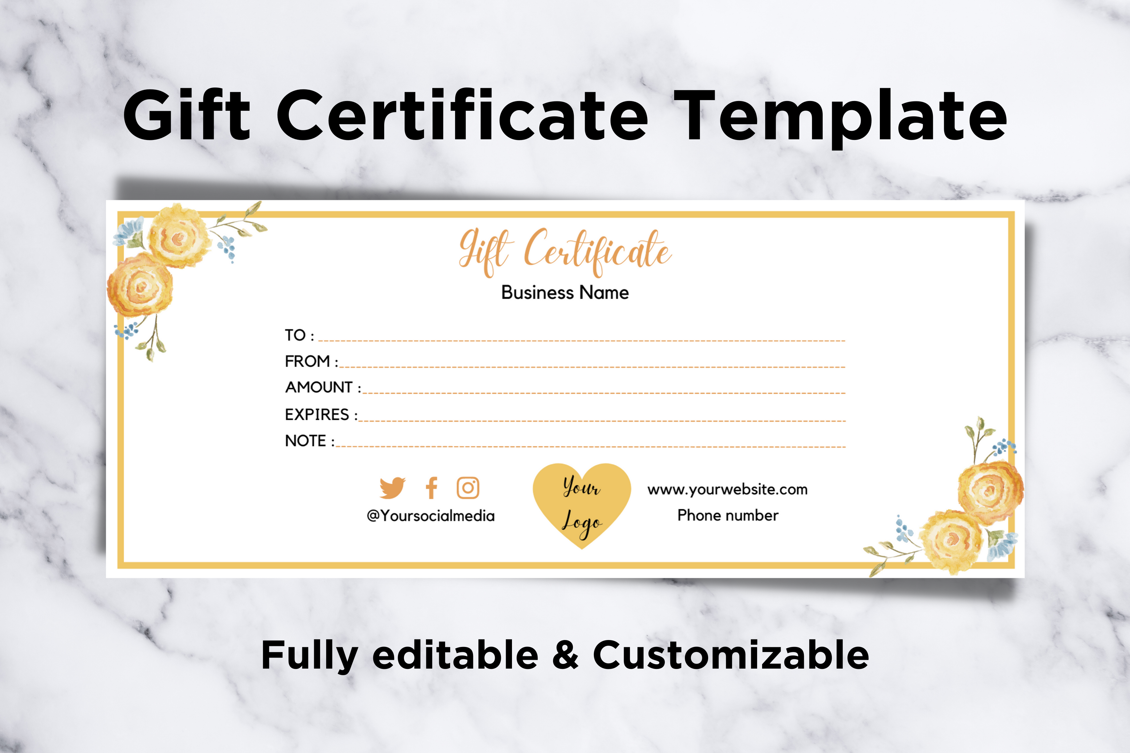 Canva Gift Certificate Template 13