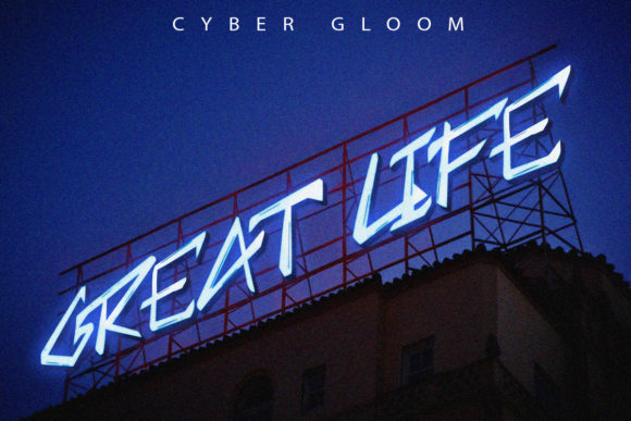 Cyber Gloom Font PNG with transparent background - Preview 4