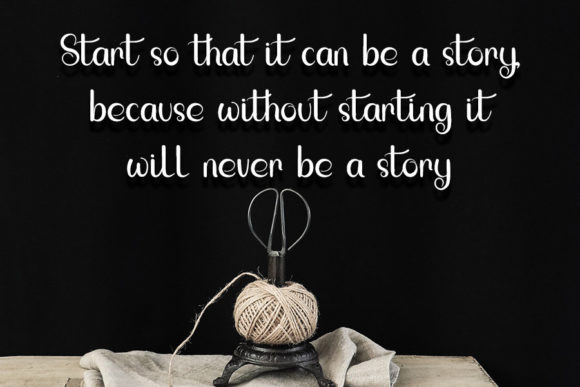 Endingstory Font - Preview 3