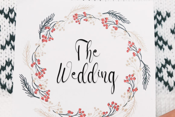 Flower Font - Preview 3