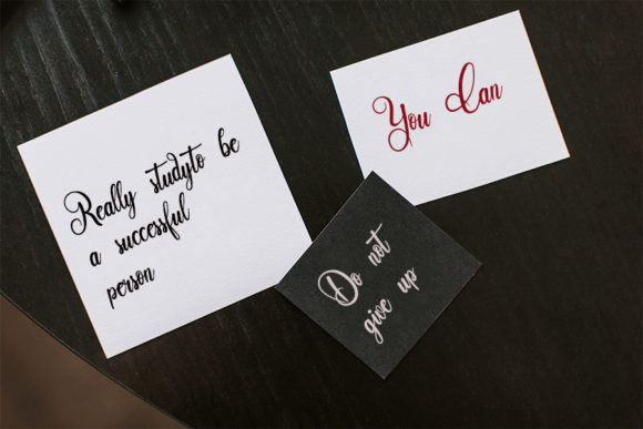 Girly Signature Font PNG with transparent background - Preview 3