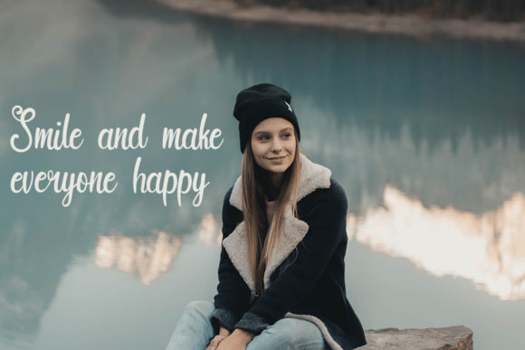 Happy People Font PNG with transparent background - Preview 1