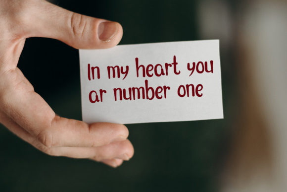 Heart Choice Font PNG with transparent background - Preview 1