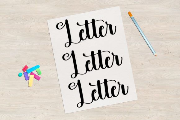 Justina Font PNG with transparent background - Preview 3