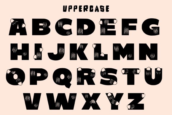 Mean Cat Font PNG with transparent background - Preview 4