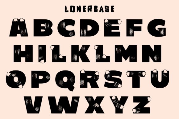 Mean Cat Font PNG with transparent background - Preview 5