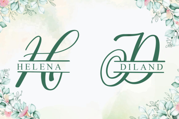 Alindra Monogram Font - Preview 1