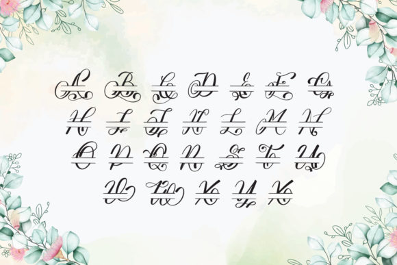 Alindra Monogram Font - Preview 4