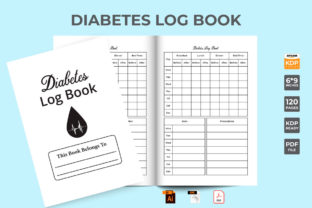 Diabetes Notebook KDP Interior Graphic by IftiDigital · Creative Fabrica