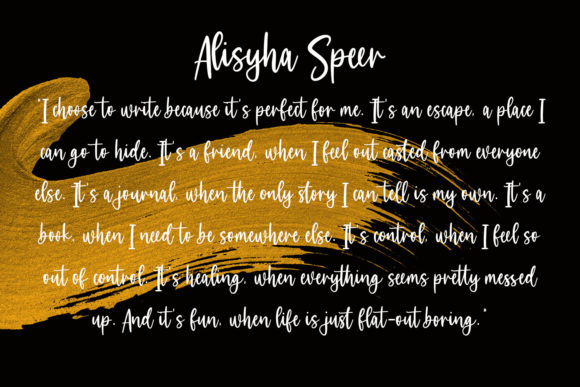 Feliztha Script Font PNG with transparent background - Preview 1