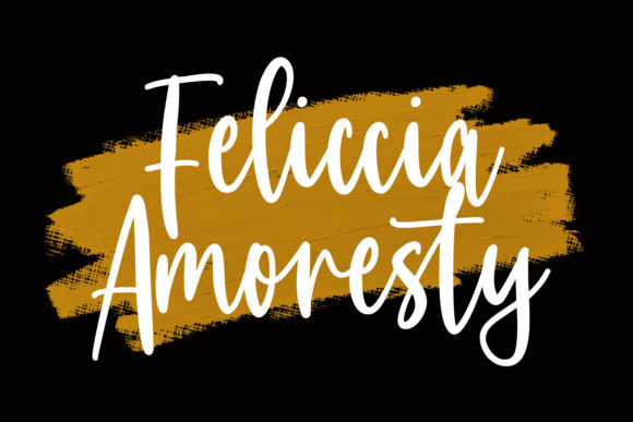 Feliztha Script Font PNG with transparent background - Preview 3