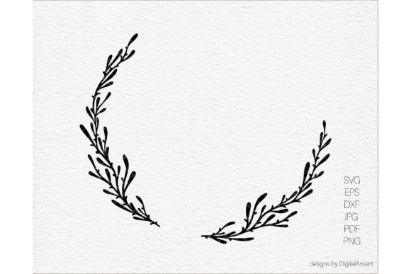 Floral Svg Floral Border Svg Branch Svg Graphic Icons By DigitalArsiart
