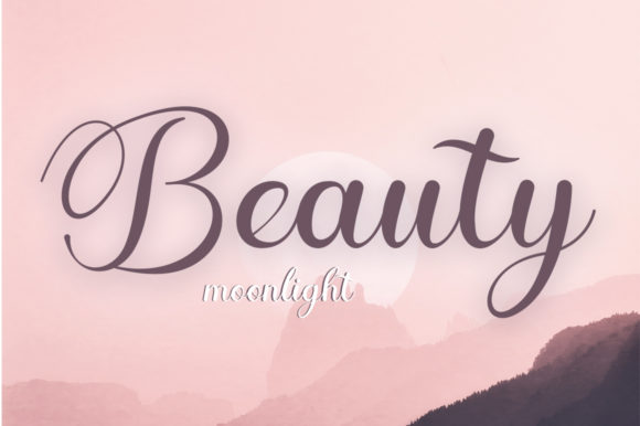 Pleine Lune Font PNG with transparent background - Preview 1