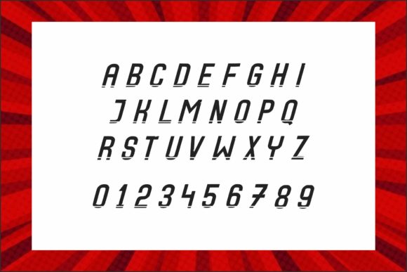 Run Splash Font PNG with transparent background - Preview 4