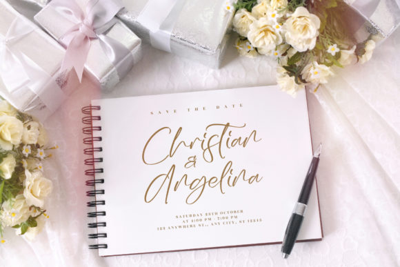 Sashmitha Whitmore Font PNG with transparent background - Preview 2