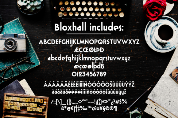 Bloxhall Font - Preview 1