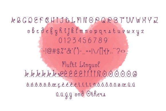 Princess Alamanda Font PNG with transparent background - Preview 1