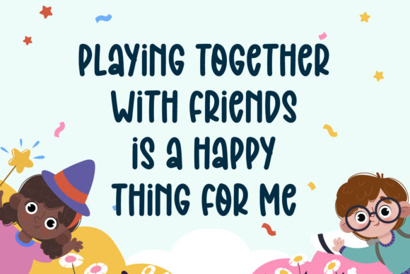 Asikha Cute Font PNG with transparent background - Preview 1