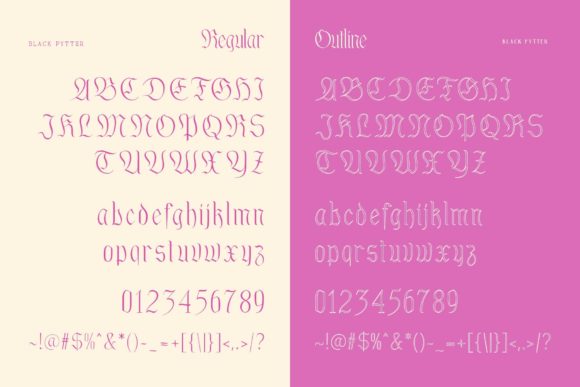 Black Pytter Font - Preview 4
