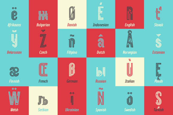 Chokana Glitch Font PNG with transparent background - Preview 2