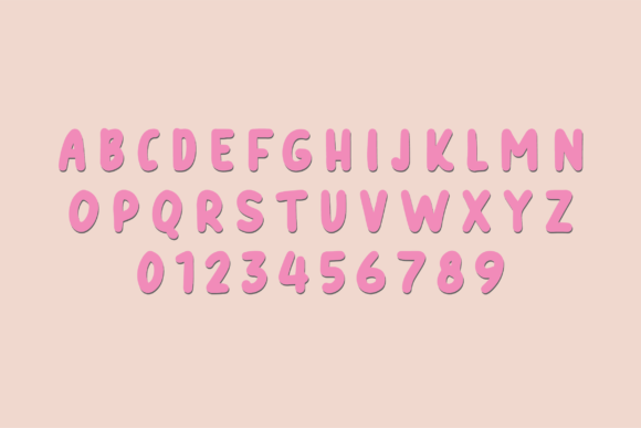 Gummy Sweets Font - Preview 3