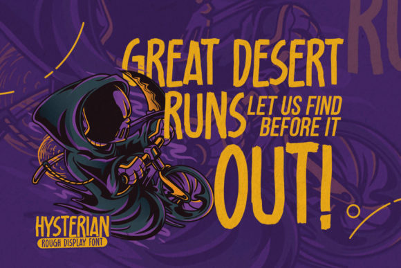 Hysterian Font PNG with transparent background - Preview 2