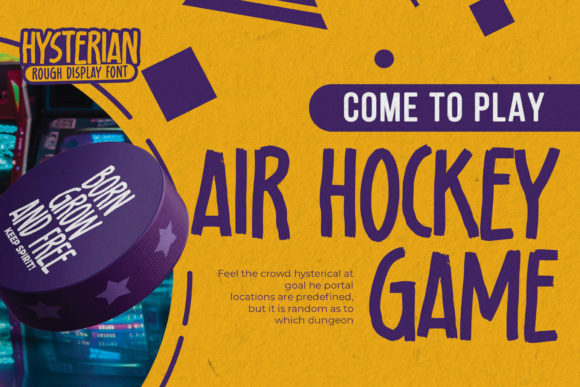 Hysterian Font PNG with transparent background - Preview 3