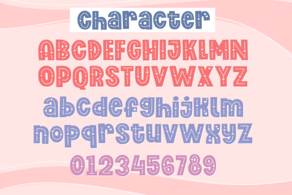 Love Hugs Font PNG with transparent background - Preview 1