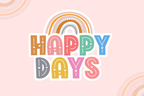 Love Hugs Font PNG with transparent background - Preview 2