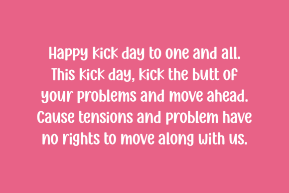 Ningst Kick Day Font PNG with transparent background - Preview 1