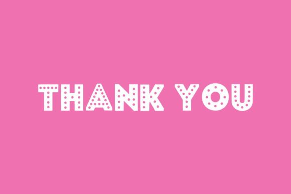Polka Dots Font PNG with transparent background - Preview 6