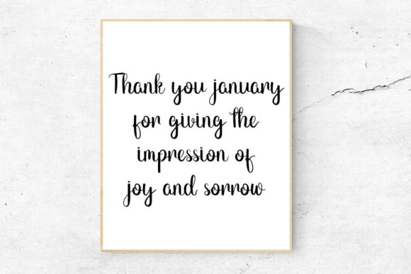 February Font - Preview 1