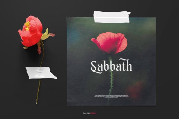 Maboth Font PNG with transparent background - Preview 3