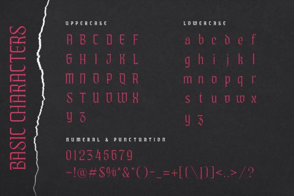 Maboth Font PNG with transparent background - Preview 4
