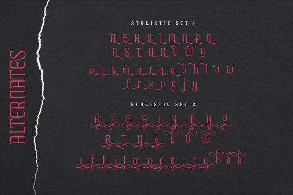 Maboth Font PNG with transparent background - Preview 6