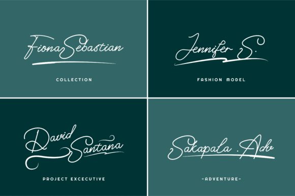 Signature High Font PNG with transparent background - Preview 4