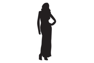 Elegant Woman with a Cocktail Dress Silhouette SVG Cut file by Creative Fabrica Crafts Creative Fabrica Elegant Woman with a Cocktail Dress Silhouette SVG Cut file by Creative Fabrica Crafts Creative Fabrica