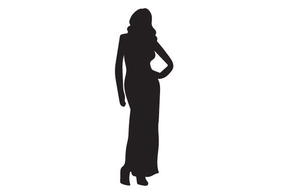 elegant woman in dress silhouette Sequined Sweetheart A-Line Spaghetti Prom Dresses with Open Back Desig –  27dress main image 0
