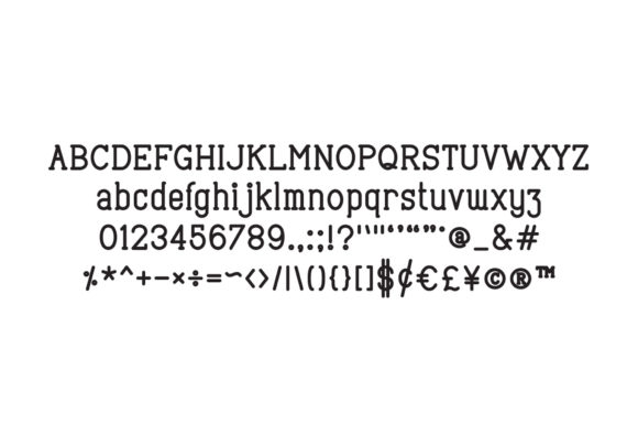 ABC Bold Font - Preview 3