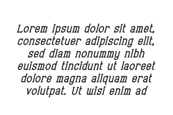 ABC Bold Italic Font - Preview 2