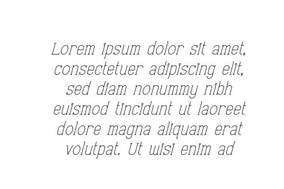ABC Italic Font - Preview 2