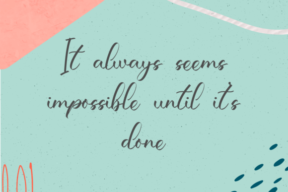 Angeline Camelia Font - Preview 1