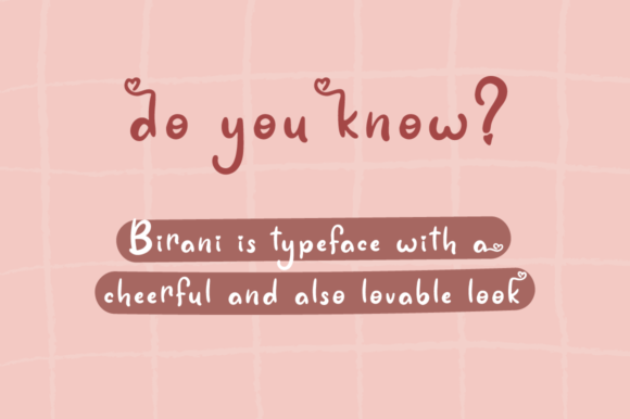 Birani Font - Preview 1