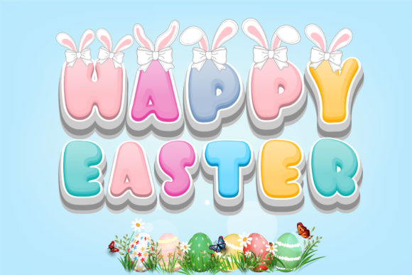Easter Bunny Font - Preview 1
