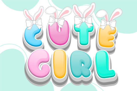 Easter Bunny Font - Preview 3