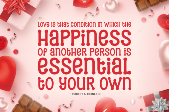 Happy Valtine Font PNG with transparent background - Preview 3