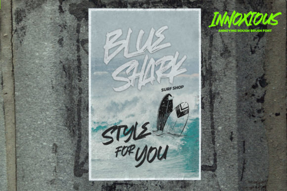 Innoxious Font PNG with transparent background - Preview 1