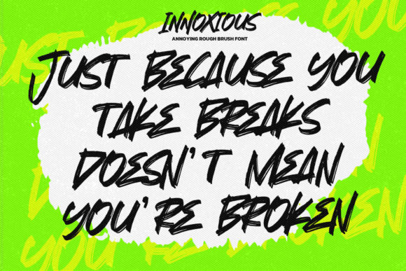 Innoxious Font PNG with transparent background - Preview 5