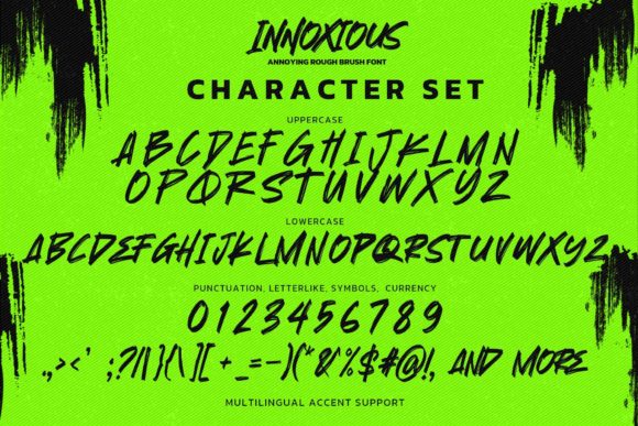 Innoxious Font PNG with transparent background - Preview 6