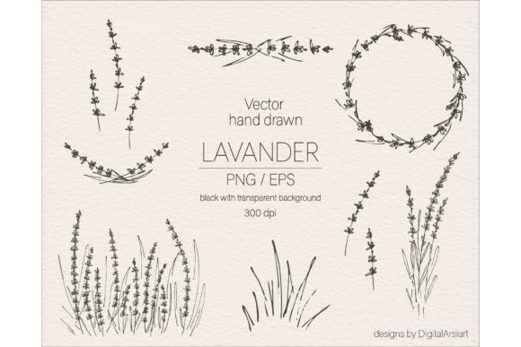 Lavender Vector Clipart Lavender Circle